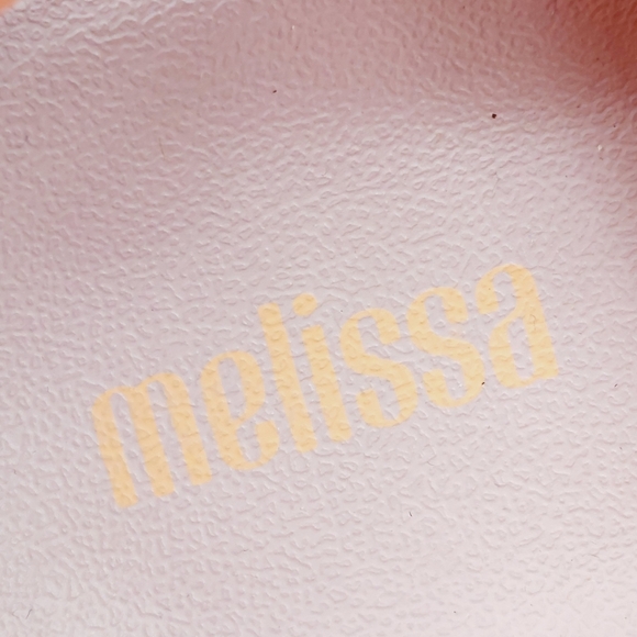 NEW Melissa Papete Essential Pink Orange Summer Flat Sandals K920 - Picture 9 of 11